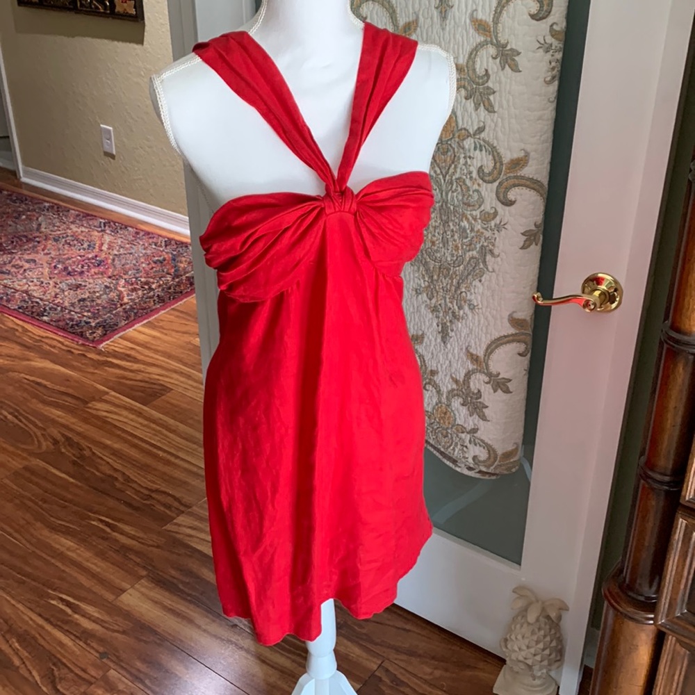 Sisley red dress